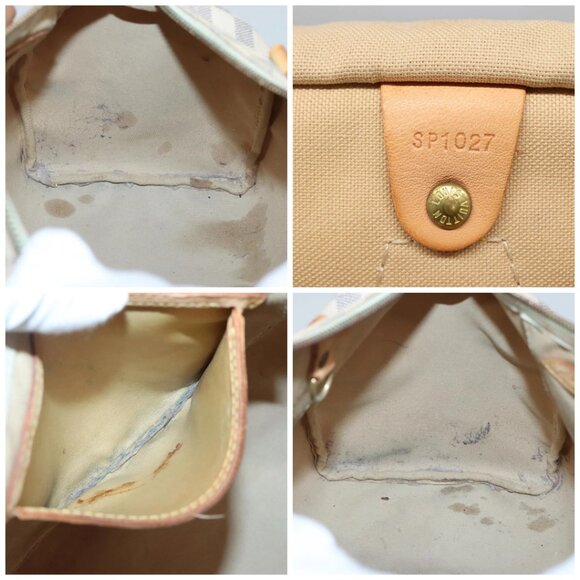 LOUIS VUITTON Damier Azur Speedy 30 Hand Bag N41533 LV Auth 129882 - Picture 15 of 16